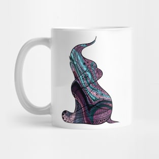 Colorful Elephant With An Ornate Illustration Mug